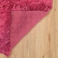 thumbnail image 5 of Tapis Nouveau Flokati 1400 gr de 8' x 10', Fuchsia, 5 of 5