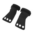 thumbnail image 3 of Lifting 2pcs Gymnastics Palm Protector Imitation Leather Three Fingers Hand Grip for Pull Up Weight Lifting Training, 3 of 7