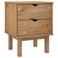thumbnail image 2 of vidaXL Nightstand Bedside Table with Solid Wood Legs OTTA Solid Wood Pine, 2 of 6