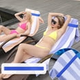thumbnail image 4 of Elastic Beach Chair Towel Straps Secure Binding Bands For Sand Days At The Shore Beach & Pool & Cruise Chairs Stretch Silicone Beach Towel Clips Towel Bands, 4 of 5