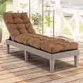 thumbnail image 2 of Costway Coussin de Chaise Longue 73 Pouces Coussin Rembourré pour Fauteuil Inclinable Intérieur Extérieur Brun, 2 of 10