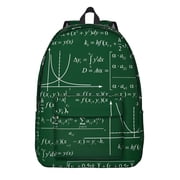 Experiment and Laboratory Backpack, Scientific Formula Design, Biology Student School Bag, Science Rules School Travel Daypack