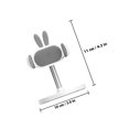 thumbnail image 2 of Raindrops Adjustable White Plastic Phone Stand with Anti-Skid Support for Desktop, 2 of 8