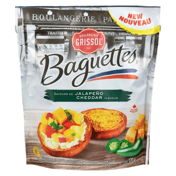 Boulangerie Grissol Baguettes Jalapeño Cheddar, Dare