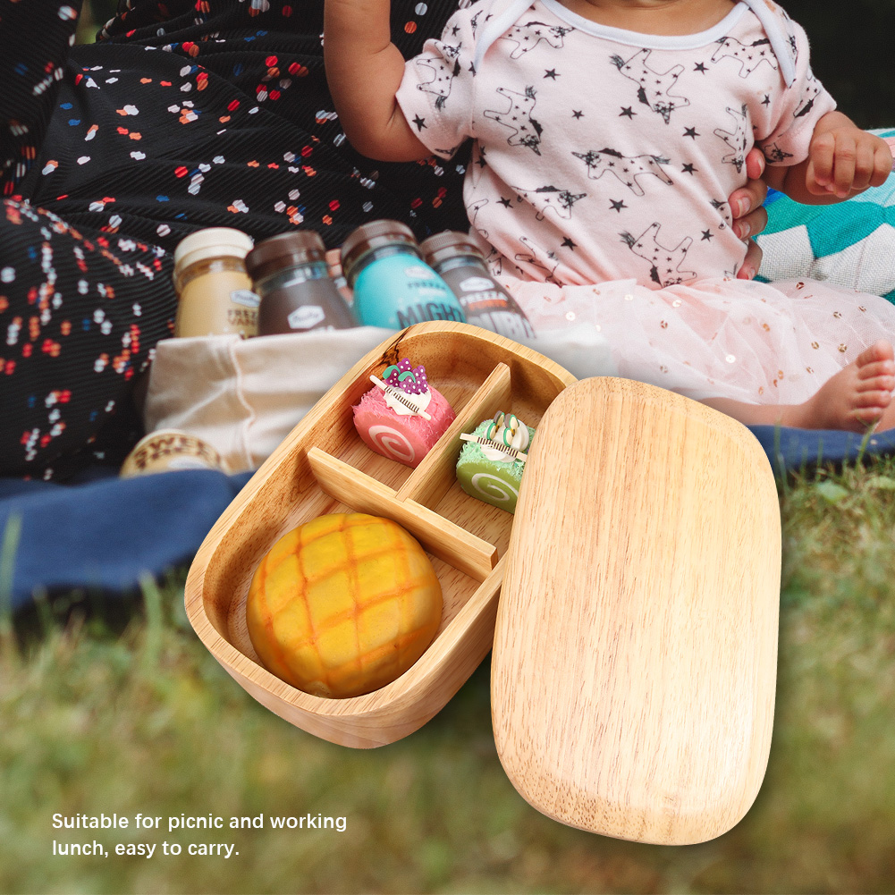 Boîte à Lunch en Bois, Bento Bento, pour les Enfants Adultes