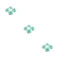 thumbnail image 4 of Decodeary 50pieces Low Maintenance Soft Texture Fabric For Albums And Decorations Realistic Appearance Fiber Wide Application Cyan 4.5cm 3Set, 4 of 6