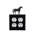 thumbnail image 1 of Village Wrought Iron EOO-68 Housse Double Sortie pour Cheval - Noir, 1 of 3