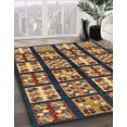 thumbnail image 2 of Ahgly Company Indoor Square Abstract Bakers Brown Abstract Area Rugs, 4' Square, 2 of 6