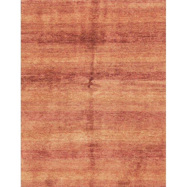 Ahgly Company Tapis d'Intérieur Rectangulaire Abstrait Orange Rouge, 3 Pieds x 5 Pieds