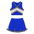 thumbnail image 3 of Sinleey Costume de Danseuse pour Filles avec Jupe Plissée Bleu Royal 4, 3 of 5