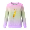 thumbnail image 4 of 2023 Chandail en Molleton Mode Femme 50 % de Réduction Liquidation Mode Décontractée Manches Longues Col Rond Imprimé Chandail en Molleton Blouse, 4 of 4