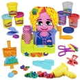 thumbnail image 4 of Play-Doh Hair Stylin' Salon Playset with 6 Cans, Pretend Play Toys for Girls and Boys Ages 3 and Up, 4 of 11