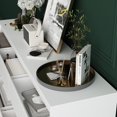 thumbnail image 4 of OXYLIFE Commode Blanche à 9 Tiroirs, Commode en Bois Armoire Verticale Organisateur de Rangement pour Chambre, Salon, Couloir, 4 of 5