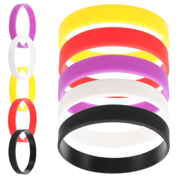 UPGRATOR 10 Pcs Bracelets de Poignet à Thème Sportif pour Activités Sportives de Plein Air, Mise en Forme et Tenue Décontractée