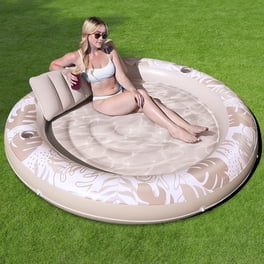 Frites de piscine en mousse en tube, lot de 2, nouilles creuses épaisses pour flotter dans la piscine, 150 cm de long (blanc