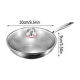 thumbnail image 2 of HHBEAUTY Titanium Hammered Pan Pro With Lid, Pure Titanium Pot, Non Stick Titanium Nutri Pans, Scratch-Resistant, Resistant Non Stick, Even Heating, For Cooking, Heats Quickly, Cooks Evenly, 2 of 8