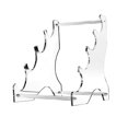thumbnail image 3 of Xuanheng Acrylic Lightsaber Display Rack Four Layer Stand for Bookshelf Desktop Clear, 3 of 8