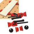 thumbnail image 1 of Bench Dog Clamps, Easy To Secure Workbench Dog Hole Clamp 2Pcs High Hardness Alloy Steel Rod 70KG Sustainable Clamping Force Unique Drop Down  For Workpiece, 1 of 8