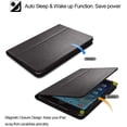 thumbnail image 3 of Case for 10.5 Inch Pro, Magnetic Cases Flip Stand Protective Litchi Ultra Thin Sleep/Wake Cover for Apple, 3 of 7