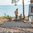 thumbnail image 4 of Mainstays 48"x72" ,100% Recycled Polypropylene, Outdoor Picnic, Camping Beach Mat Diamond -Lightweight Beach Mat, 4 of 8