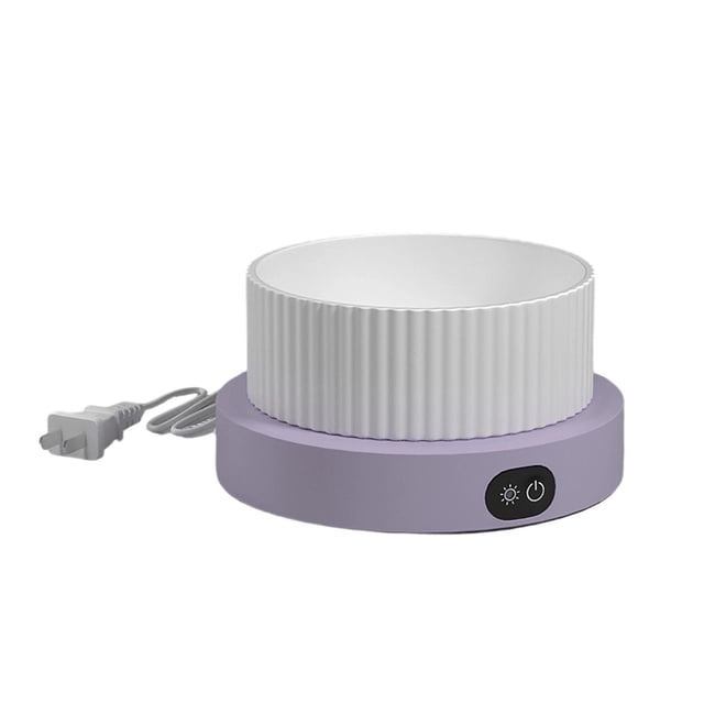 Large Outdoor Heated Pet Bowl with Thermostatic Control for Winter Water Dish Use