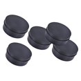 thumbnail image 4 of Transemion 5pcs Empty Aluminum Jars Cosmetic Screw Balm Lip Lid Cans Containers Black 250ml 5Set, 4 of 6