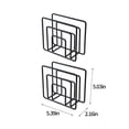 thumbnail image 3 of Napkin Holder For Table, Modern Iron Napkin Dispenser With Vertical Design For Kitchen Dining Tables And Countertops, Indoor Outdoor Use, 3 of 6