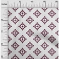 thumbnail image 2 of oneOone Cotton Poplin Twill Dark Magenta Fabric Block Fabric For Sewing Printed Craft Fabric By The Yard 56 Inch Wide, 2 of 5