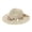 Beige, variant on Fgnfyis Fashion Decoration Large Brim Sun Hat Seaside Holiday Straw Hat Sun Hat Summer Hats White