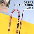 thumbnail image 4 of Aursykel Graduation Ribbon Leis Necklace and Bracelet Set for Ceremony Party Handmade Satin Braid Customizable Accessories Gift for Students Graduates Unisex Jewelry, 4 of 6