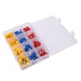 thumbnail image 3 of Kit de Bornes à Anneaux Mixtes 240 Pcs Déconnexion Rapide Bornes Isolées pour Industrie Électrique, 3 of 14