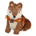 thumbnail image 1 of Artificial Straw Squirrel/Fox Ornaments Village Style Easter Animal For Garden Home Decor, 1 of 13