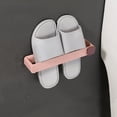 thumbnail image 1 of Save Big! Wall Mounted Toilet Slippers Rack, Punch-Free Shoe Storage for Bathroom, Toilet Slippers Organizer, Space-Saving Rack for Bathroom Footwear, 1 of 6