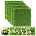 thumbnail image 2 of Miangastore 6Pcs Decorative Grass Mats Wear-resistant Fake Grasses Compact Grass Pads DIY Accessory, 2 of 7