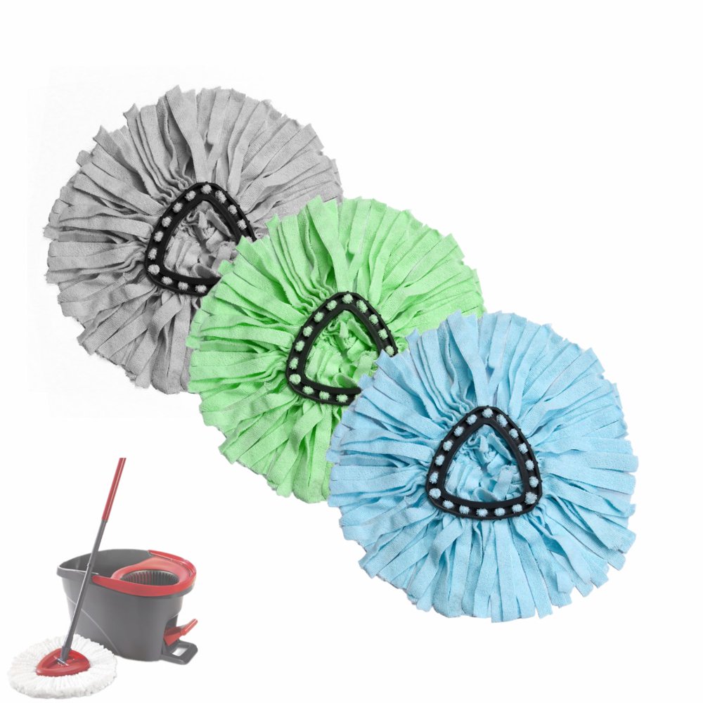 3 Packs  Spin Mop Refill For  Easywring  O Cedar Mop Replace Head Microfiber Spin Mop Head 1 Tank Use Only