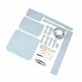 thumbnail image 1 of DIY Sewing Stitching Womens Leather Bag Making Complete Kit Parts Women Crossbody Bag Handbag Blue, 1 of 1