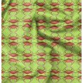 thumbnail image 1 of Soimoi Green Poly Georgette Fabric Crabs Ocean Decor Fabric Printed Yard 42 Inch Wide, 1 of 6