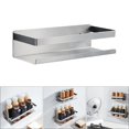 thumbnail image 4 of yuksok Spice Rack Wall Mounted Holder for Bathroom Home Easy to Install S S, 4 of 9