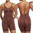thumbnail image 3 of Dealovy Bodysuit for Women Belly Control Shapewear Jumpsuits Spaghetti Strap Seamless Workout Base Layer Romper, 3 of 4