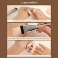 thumbnail image 5 of Lightweight Flat Head Brush for Seamless Foundation & Contouring - Alcohol-Free Precision Palm Tool for All Skin Types, 5 of 5