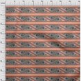 thumbnail image 3 of oneOone Tissu Polyester Lycra Rayé/chevron & Floral Bloc Décor Tissu Imprimé BTY 56 Pouces de Large, 3 of 4