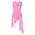 thumbnail image 2 of XUNZOO Robe de Danse Lyrique pour Filles Costume de Danse Ballet Jazz Latin Performance Camisole à Sequins Rose 12, 2 of 6