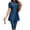 Blue, variant on Birdeem Party Surfing Suits for Women, Short Sleeve Diving Suits with Chest Pads, No Steel Supports, Conservative Swimsuits, Summer Beach Swimwear