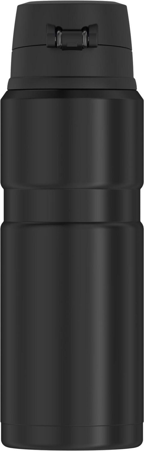 Thermos Vacuum Insulated Stainless Steel 24 oz Beverage Bottle, Black