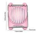 thumbnail image 4 of Iumwxz Kitchen Gadgets Multifunctional Eggs Cutter Kitchen Restaurant Boiled Eggs Cutter Kitchen Tool Kitchen Utensil Set Pink Stainless Steel Holiday Gift Finder, 4 of 4