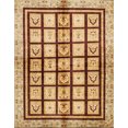 thumbnail image 1 of Ahgly Tapis d'Intérieur Rectangulaire Abstrait Jaune Orange, 2 Pieds x 3 Pieds, 1 of 6