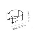thumbnail image 2 of Support de Rambarde Ajustable, Support de Plante Sans Outils Facile à Installer, Support d'Exposition Extérieur Résistant aux Intempéries, Crochet de Suspension Universel Robuste pour Décoration de Jardin, Patio, Clôture, Terrasse, Pot de Fleurs, 2 of 5
