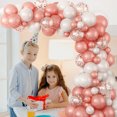 thumbnail image 5 of Rose Gold/Black Gold Balloon Garland Arch Kit,for Wedding Birthday Graduation Party Background Decor, 5 of 5