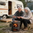 thumbnail image 4 of Decoration Portable Camping Stove Compact Backpacking Burner With Stable Wide Support For Outdoor Cooking Hiking Picnic, 4 of 7