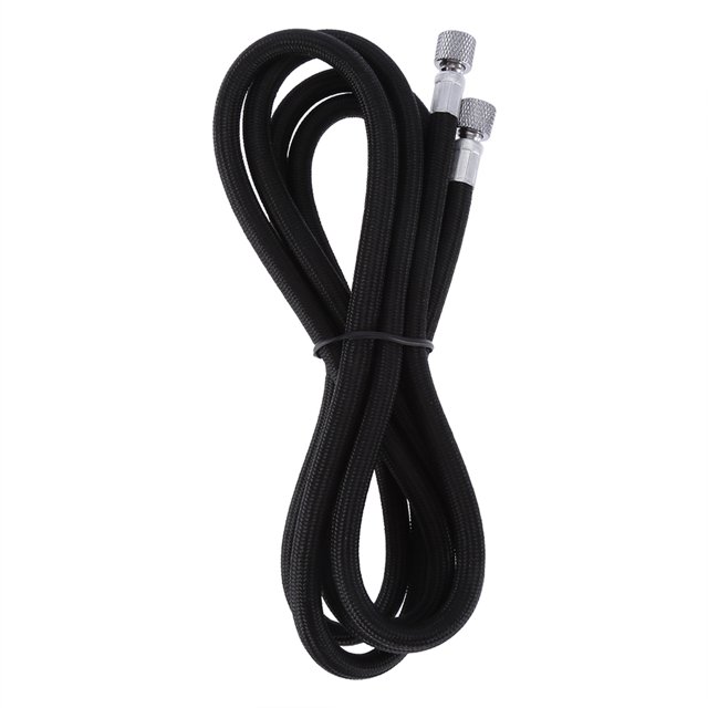 Tuyau d'Aérographe Tressé 1,8 M EVA Tuyau d'Aérographe Tressé Tuyau d'Air Raccord d'Embouts d'Adaptateur 1/8 "-1/4" Raccordant le Tuyau d'Aérographe Tressé EVA